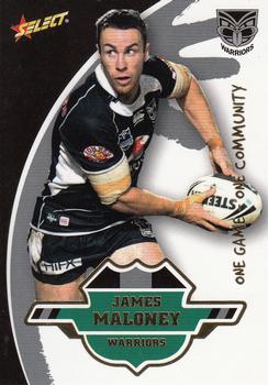 2012 Select One Community #6 James Maloney Front
